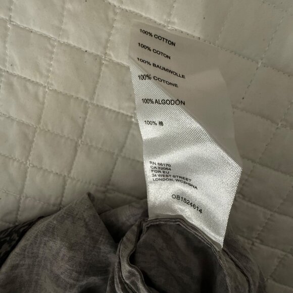 Free People Off-Shoulder Paisley & Floral Dress 100% Cotton Made In India, Size - Picture 4 of 7